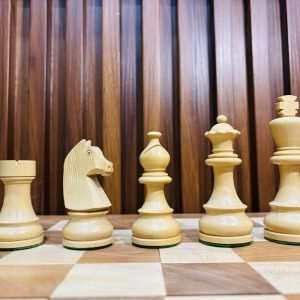 3.75" German Knight Luxury Staunton Chess Set
