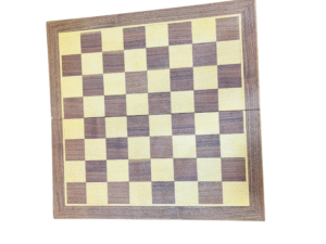 Premium Foldable Wooden Chess Board – Dual-Tone Inlaid Design