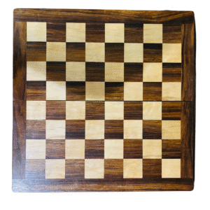 Premium Handmade Wooden Folding Chess Board Box – Sheesham & Maple Finish (Large Size)