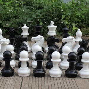 Plastic Outdoor Chess Pieces Game Set Large Huge Oversize Chess Pieces Garden