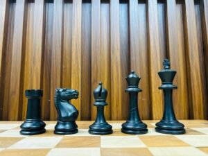 20"x20" Professional tournament chess set (weighted 800 gram) (with Two Extra Queens & pouch)